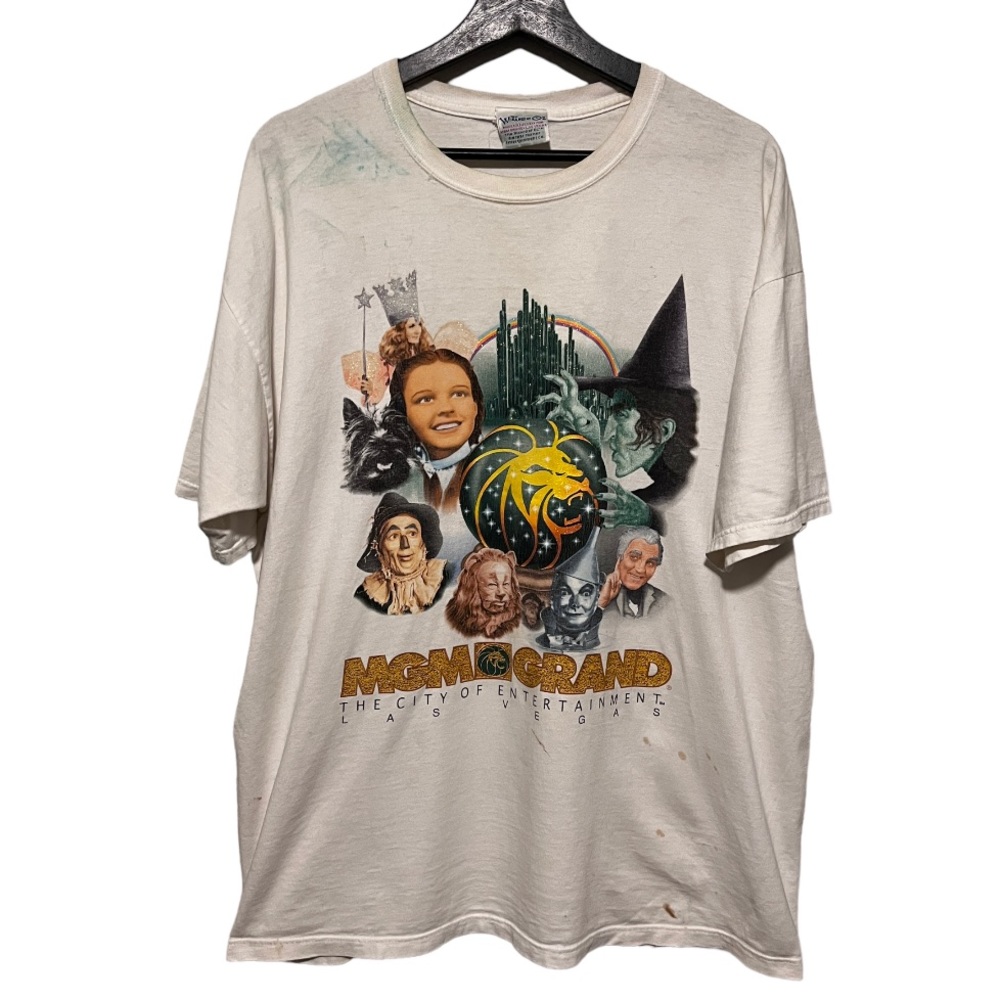 Vintage MGM Grand Las Vegas The Wizard of Oz 1991 Rare Graphic Tee Mens Large
